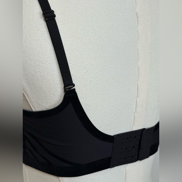 HONEYLOVE Liftwear Silhouette Wireless Bra In Black Color ‘Vamp’ Size Small - Picture 8 of 12